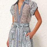 Diana | Completo boho stampato in due pezzi