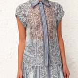 Diana | Completo boho stampato in due pezzi