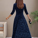 Nadia | Abito elegante in velluto per le feste