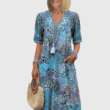 Sofia | Abito midi elegante a fiori