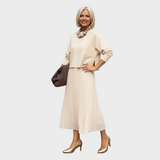 Miriam | Completo due pezzi con blusa e abito senza maniche