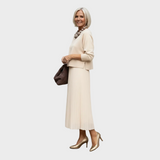 Miriam | Completo due pezzi con blusa e abito senza maniche