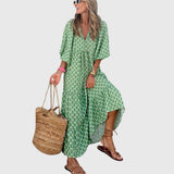 Azzurra | Abito lungo boho