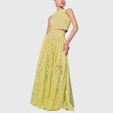 Lidia | Set elegante con top corto e gonna