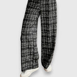 Stella | Completo due pezzi a quadri con scollo a V
