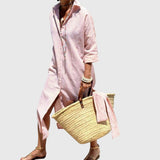 Simonetta | Abito a righe classico