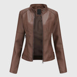 Giorgina | Giacca in pelle elegante da donna