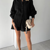 Licia | Completo con camicia e shorts leggeri