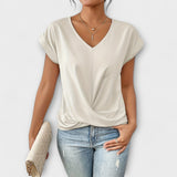 Emilia | Top elegante con scollo a V