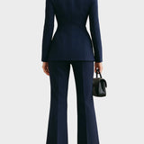 Serena | Completo elegante con pantaloni a vita alta