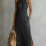 Fiorella | Abito in denim con pizzo rétro