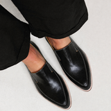 Giovanna | Mocassino patchwork nero