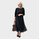 Miriam | Completo due pezzi con blusa e abito senza maniche