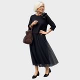 Miriam | Completo due pezzi con blusa e abito senza maniche