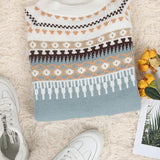 Carmela | Maglione con motivo norvegese