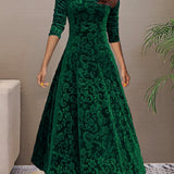 Nadia | Abito elegante in velluto per le feste