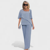 Morena | Completo due pezzi con blusa e gonna