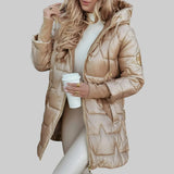 Mariangela | Cappotto elegante autunnale con cappuccio