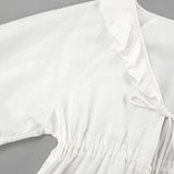 Lavinia | Completo con volant e shorts