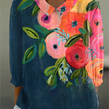 Elsa | Blusa floreale romantica
