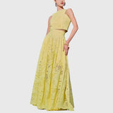 Lidia | Set elegante con top corto e gonna