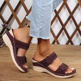 Beatrice | Sandali comfort con zeppa