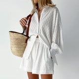 Licia | Completo con camicia e shorts leggeri