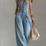 Donatella | Salopette casual in denim