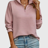 Nora | Maglione elegante con mezza zip