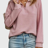 Nora | Maglione elegante con mezza zip