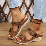 Beatrice | Sandali comfort con zeppa