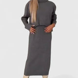 Luana | Set elegante con abito e maglione