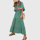 Azzurra | Abito lungo boho