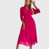 Loredana | Abito leggero in chiffon di seta