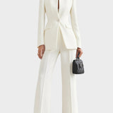 Serena | Completo elegante con pantaloni a vita alta