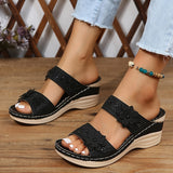 Beatrice | Sandali comfort con zeppa
