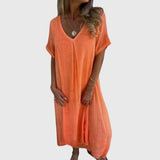 Angelica | Abito leggero ed elegante con scollo a V
