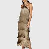 Allegra | Abito con frange