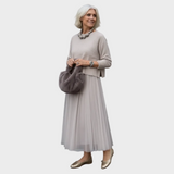 Miriam | Completo due pezzi con blusa e abito senza maniche