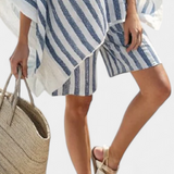 Zoe | Completo a righe con blusa e pantaloncini