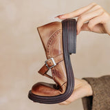 Mattea | Mary Jane eleganti in pelle
