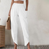 Marcella | Pantaloni con orlo sfilato