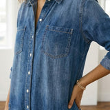 Enrica | Salopette in denim di cotone
