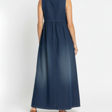 Veronica | Abito lungo in denim vintage