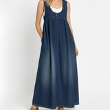 Veronica | Abito lungo in denim vintage