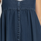 Veronica | Abito lungo in denim vintage