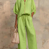 Ida | Set con camicia e pantaloni ampi