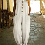 Ester | Salopette in denim con lavaggio vintage
