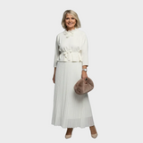 Miriam | Completo due pezzi con blusa e abito senza maniche
