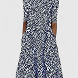 Olivia | Abito midi floreale con tasche